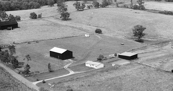 Vintage Aerial photo from 1978 in Scott County, KY