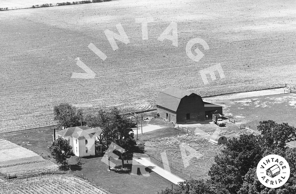 Vintage Aerial Indiana Tipton County 1964 4RTI38