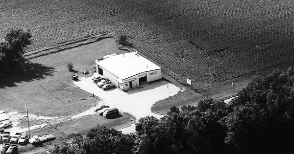 Vintage Aerial photo from 1992 in Polk County, IA