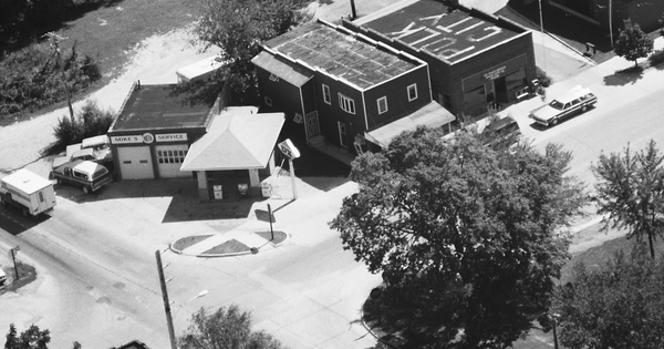 Vintage Aerial photo from 1986 in Polk County, IA
