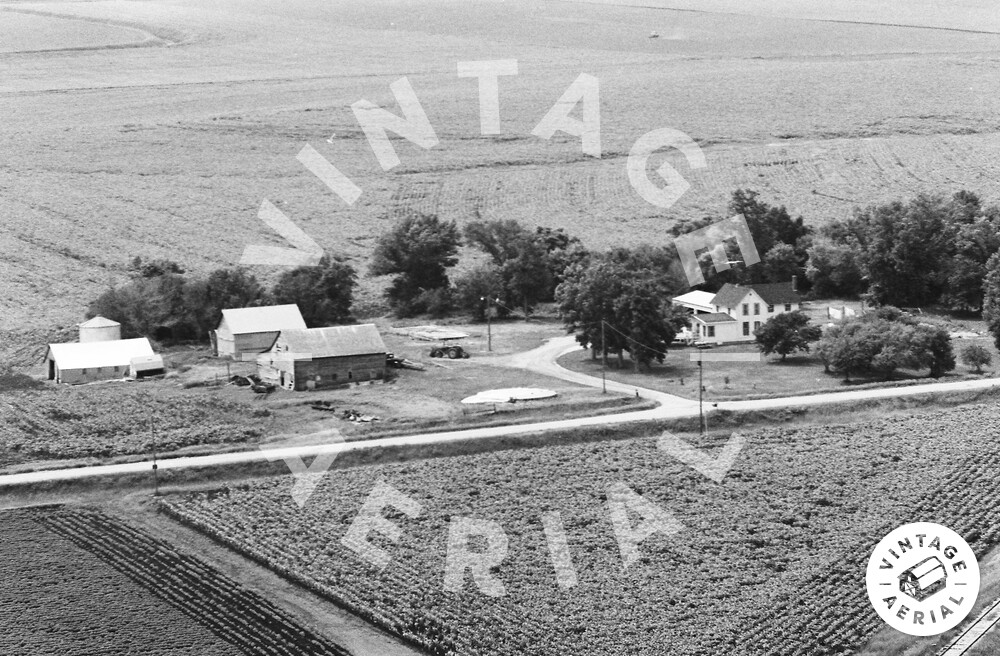 Vintage Aerial Iowa Pocahontas County 1979 8GPOC27