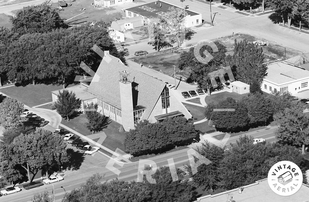Vintage Aerial Iowa Sioux County 1970 42LSI17