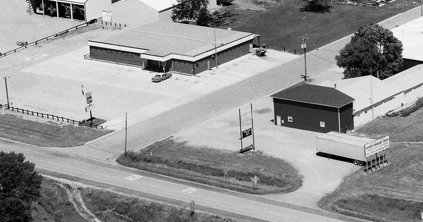 Vintage Aerial photo from 1990 in Meeker County, MN