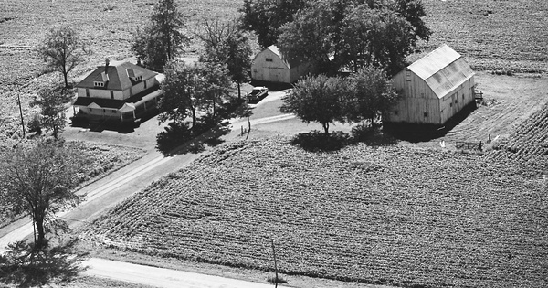 Vintage Aerial photo from 1981 in Henry County, IN
