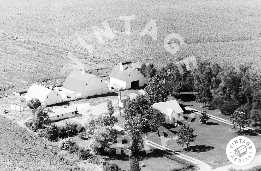 Vintage Aerial Iowa Hamilton County 1971 40IHM2
