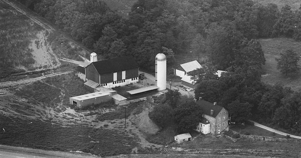 Vintage Aerial photo from 1972 in Washington County, MD