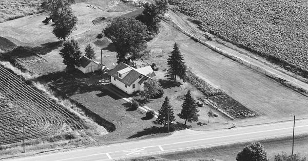 Vintage Aerial photo from 1987 in Carver County, MN