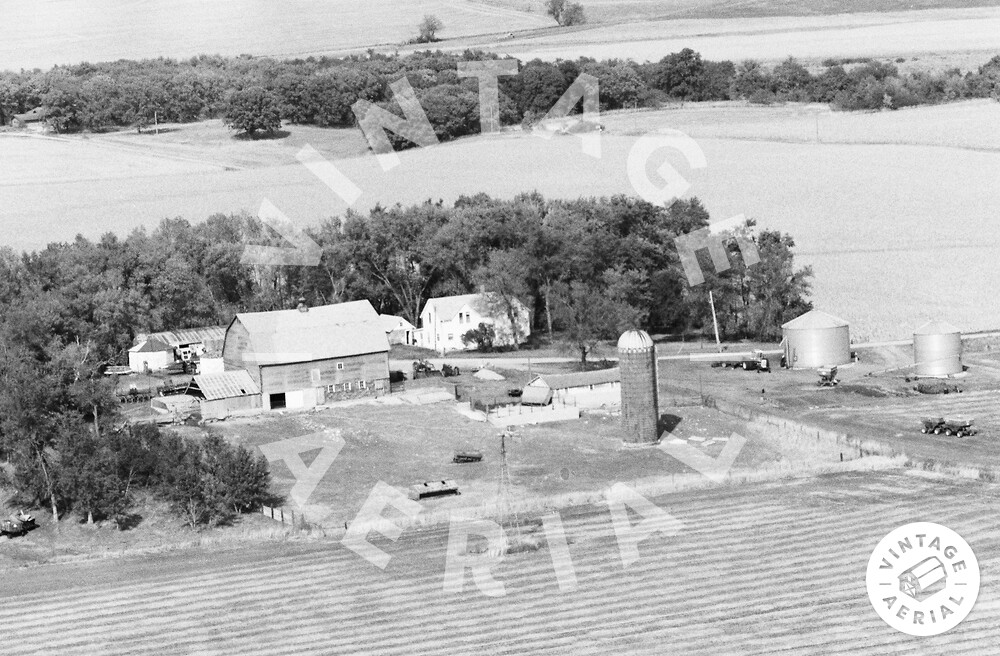 Vintage Aerial Iowa Wright County 1984 50AWT3
