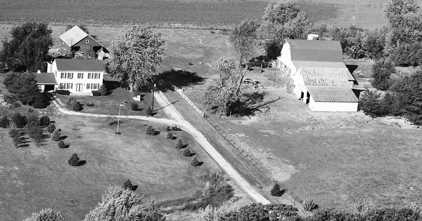Vintage Aerial photo from 1988 in Madison County, IL