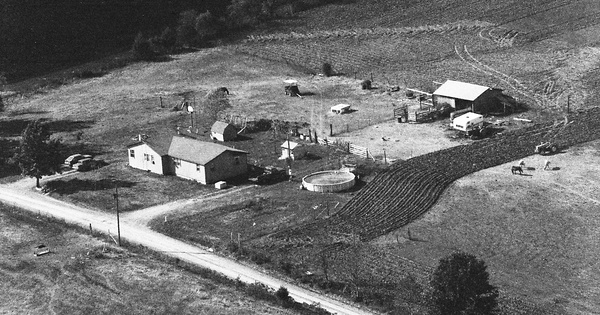 Vintage Aerial photo from 1991 in Stone County, MO