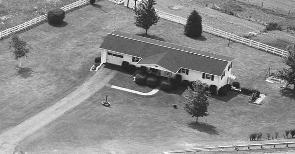 Vintage Aerial photo from 1986 in Belmont County, OH