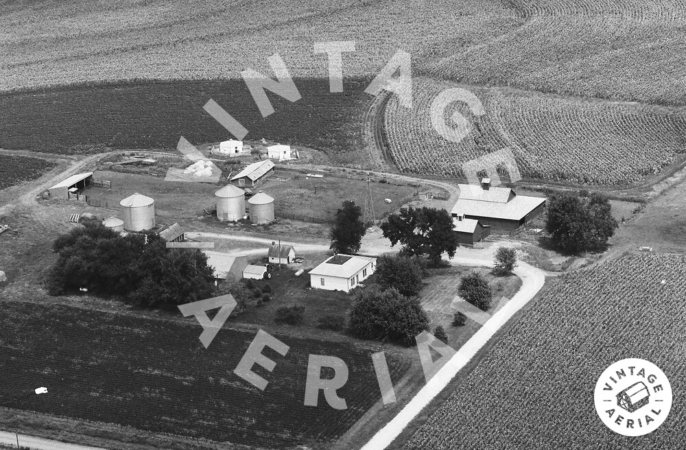 Vintage Aerial Nebraska Otoe County 1983 60OOT30