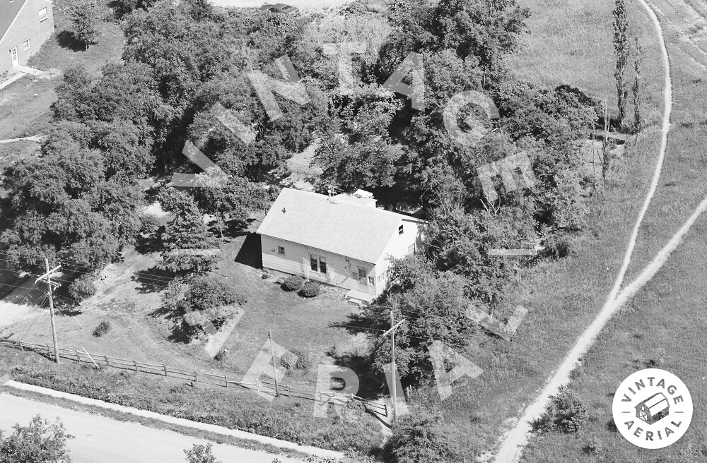 Vintage Aerial Nebraska Thurston County 1982 32MTH9