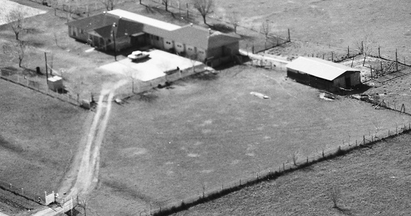 Vintage Aerial photo from 1988 in Austin County, TX