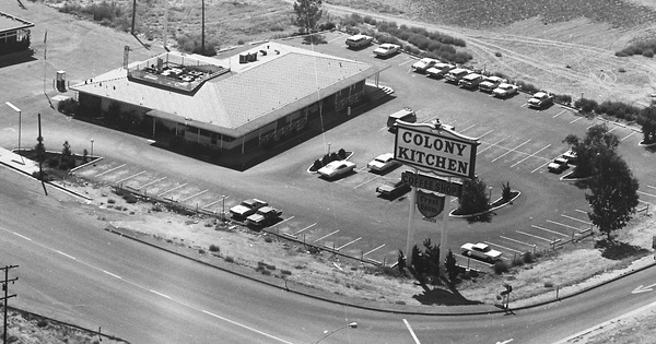 Vintage Aerial photo from 1969 in San Bernardino County, CA
