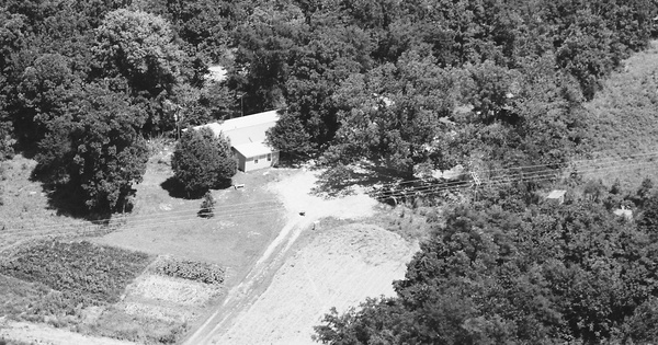 Vintage Aerial photo from 1987 in Searcy County, AR