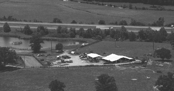 Vintage Aerial photo from -1986 in Gordon County, GA