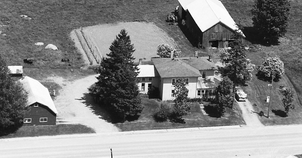 Vintage Aerial photo from 1988 in Lewis County, NY