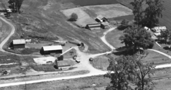 Vintage Aerial photo from 1965 in Ogle County, IL
