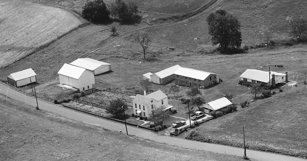 Vintage Aerial photo from 1980 in Perry County, PA