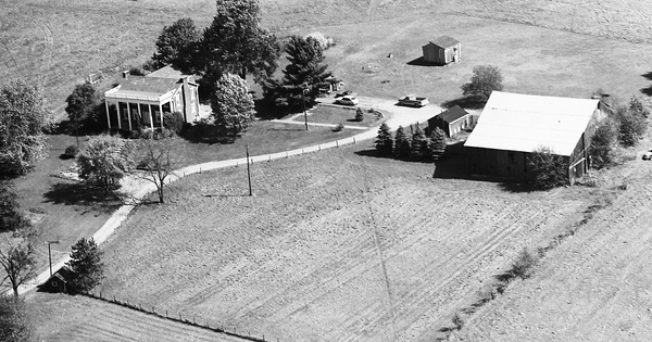Vintage Aerial photo from 1974 in Butler County, PA