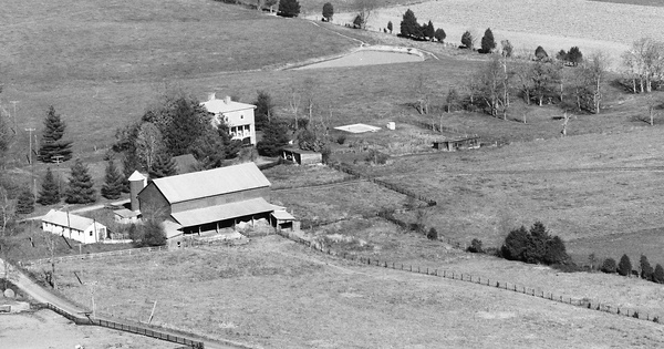 Vintage Aerial photo from 1984 in Augusta County, VA