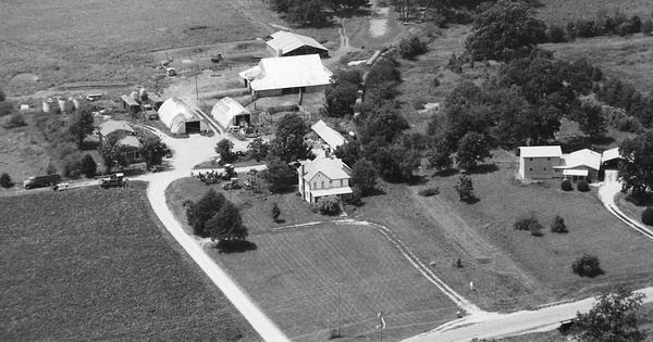 Vintage Aerial photo from 1994 in Montgomery County, KS