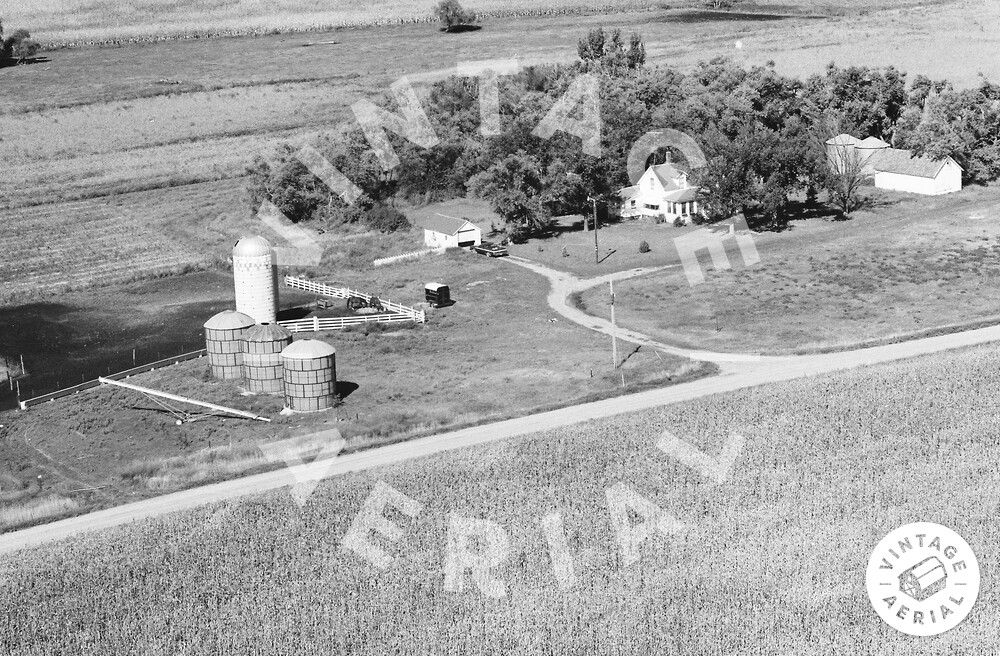 Vintage Aerial Minnesota Yellow Medicine County 1978 4RYEM8