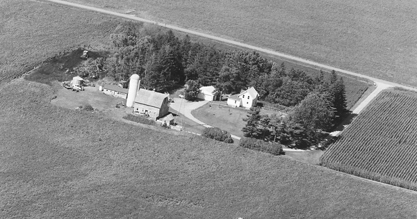 Vintage Aerial photo from 1979 in Sibley County, MN