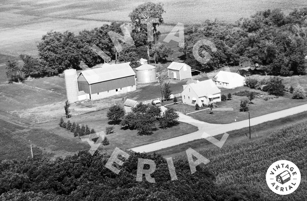 Vintage Aerial Minnesota Waseca County 1967 21MWA11