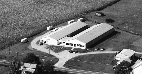 Vintage Aerial photo from 1983 in Licking County, OH