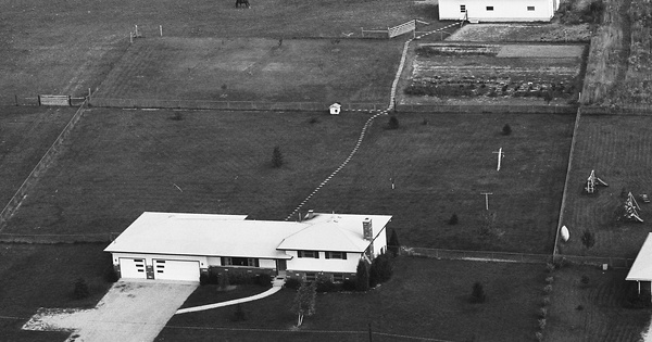 Vintage Aerial photo from 1970 in Franklin County, OH