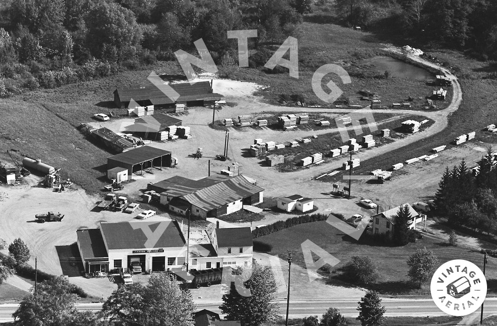 Vintage Aerial Ohio Geauga County 1965 1IGE22