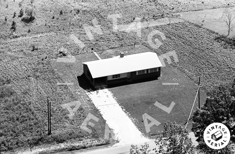Vintage Aerial North Carolina Guilford County 1963 63BGU24