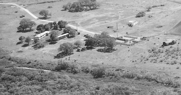 Vintage Aerial photo from 1987 in Refugio County, TX