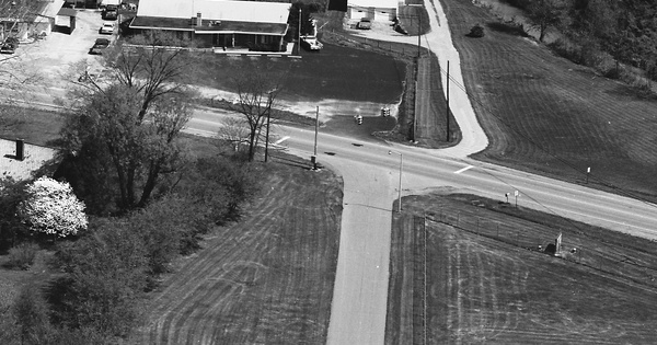 Vintage Aerial photo from 1983 in Hocking County, OH