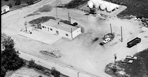 Vintage Aerial photo from 1971 in Ashland County, OH