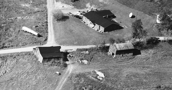Vintage Aerial photo from 1985 in Lewis County, WV
