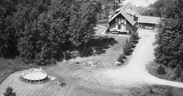 Vintage Aerial photo from 1987 in Oswego County, NY