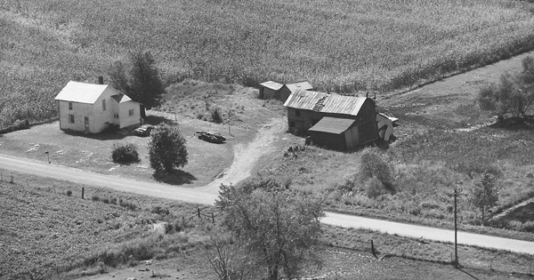 Vintage Aerial photo from 1979 in Champaign County, OH