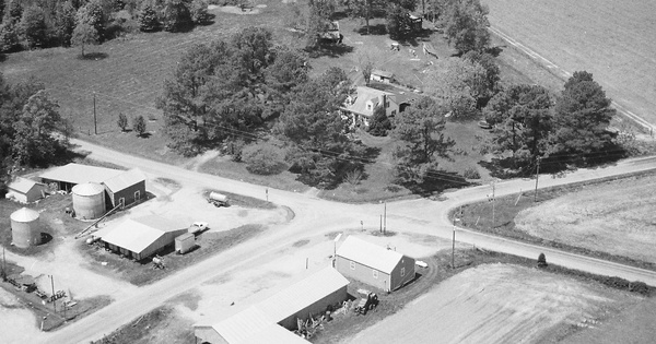 Vintage Aerial photo from 2000 in Isle of Wight County, VA