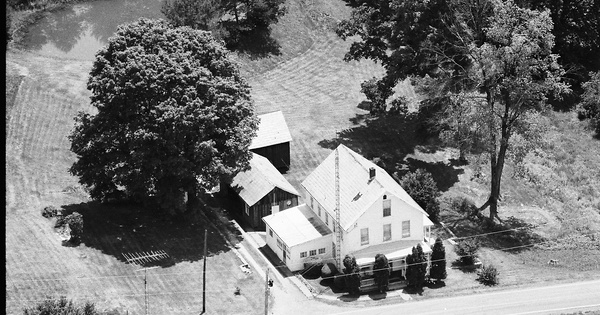 Vintage Aerial photo from 1987 in Washington County, OH