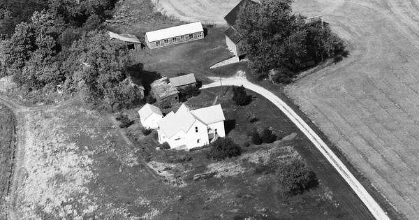 Vintage Aerial photo from 1991 in Adams County, IN