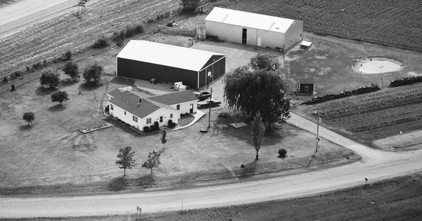Vintage Aerial photo from 1988 in Allen County, IN