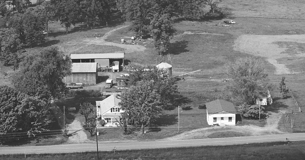 Vintage Aerial photo from 1982 in Meade County, KY