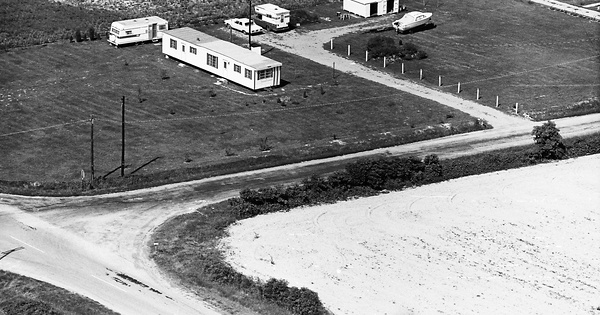 Vintage Aerial photo from 1967 in Kent County, DE