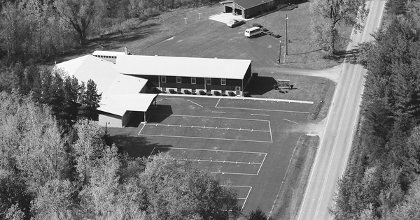 Vintage Aerial photo from 1986 in Branch County, MI