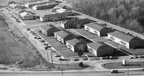 Vintage Aerial photo from 1984 in Wayne County, MI