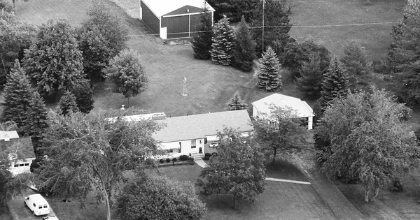 Vintage Aerial photo from 1985 in Wayne County, MI