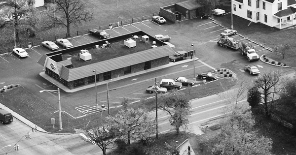 Vintage Aerial photo from 1984 in Marion County, IN
